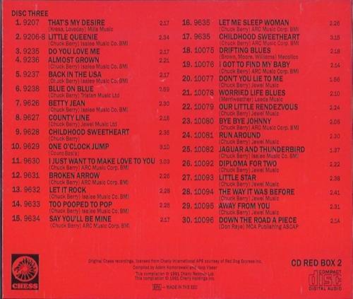 Chuck Berry The Chess Years : Booklet 3